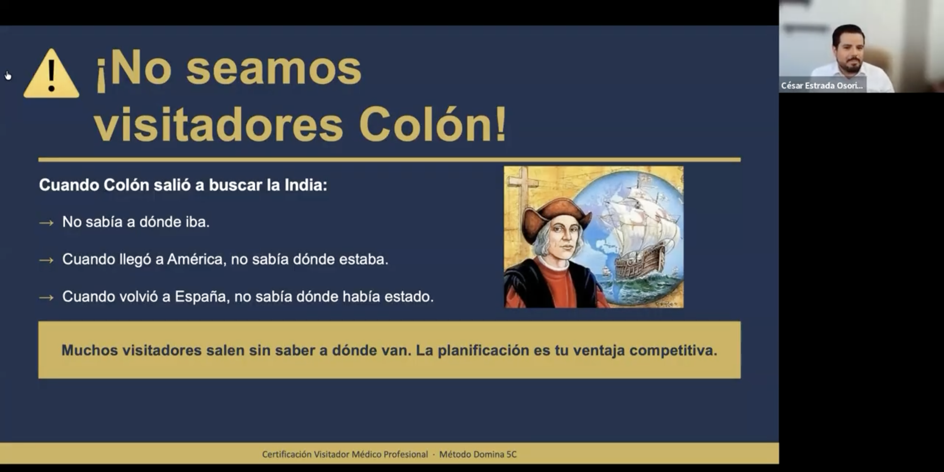 Clase sobre planificación de territorio con César Estrada